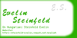 evelin steinfeld business card